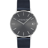 Coach Charles Navy Strap Grey Dial Men's Watch 14602150