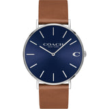 Coach Charles Brown Leather Men's Watch 14602151