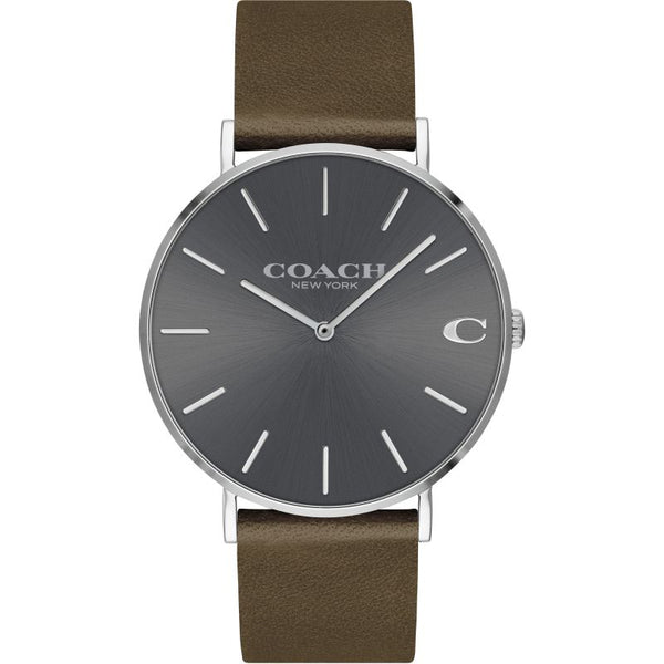 Coach Charles Khaki Men's Watch 14602153