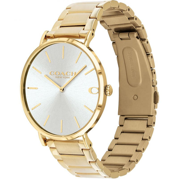 Coach Charles Gold Steel Men's Watch 14602430