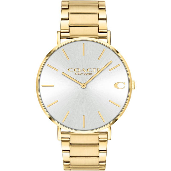 Coach Charles Gold Steel Men's Watch 14602430