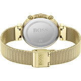 Hugo Boss Flawless Gold Mesh Women's Watch 1502552 - The Watches Men & CO #3
