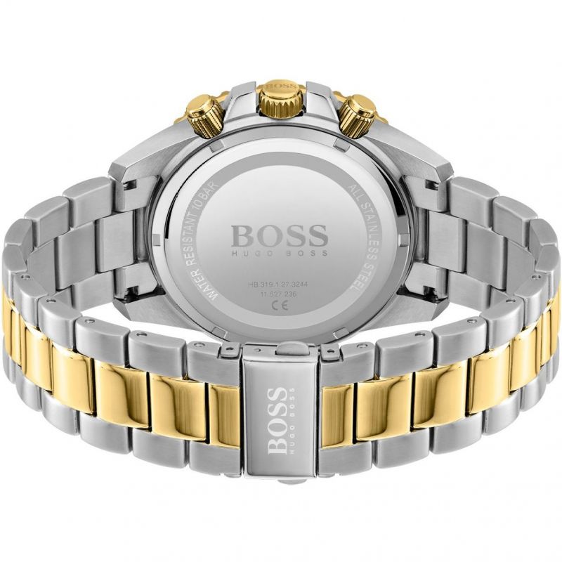 Hugo Boss Admiral Two Tone Chronograph Men's Watch 1513908 (DEFECT) – The  Watches Men & CO