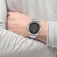 Hugo Boss Solgrade chronograph watch worn on wrist
