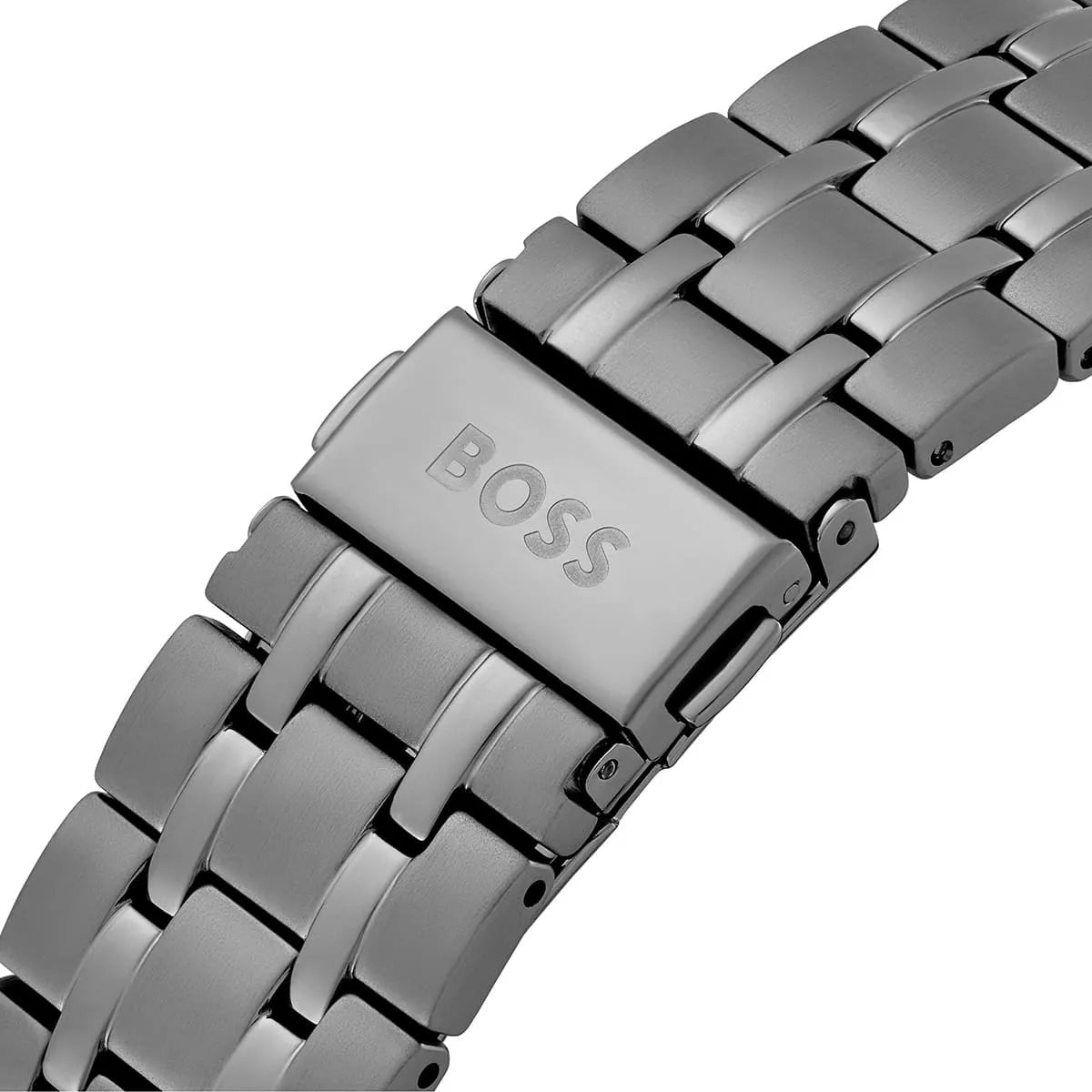 Hugo Boss Skytraveller stainless steel bracelet with branded clasp detail