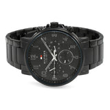 Tommy Hilfiger Multi-function Black Steel Men's Watch 1710383 - The Watches Men & CO #4