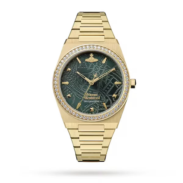 Vivienne Westwood Charterhouse 34mm Gold Ladies Watch - VV244GDGR