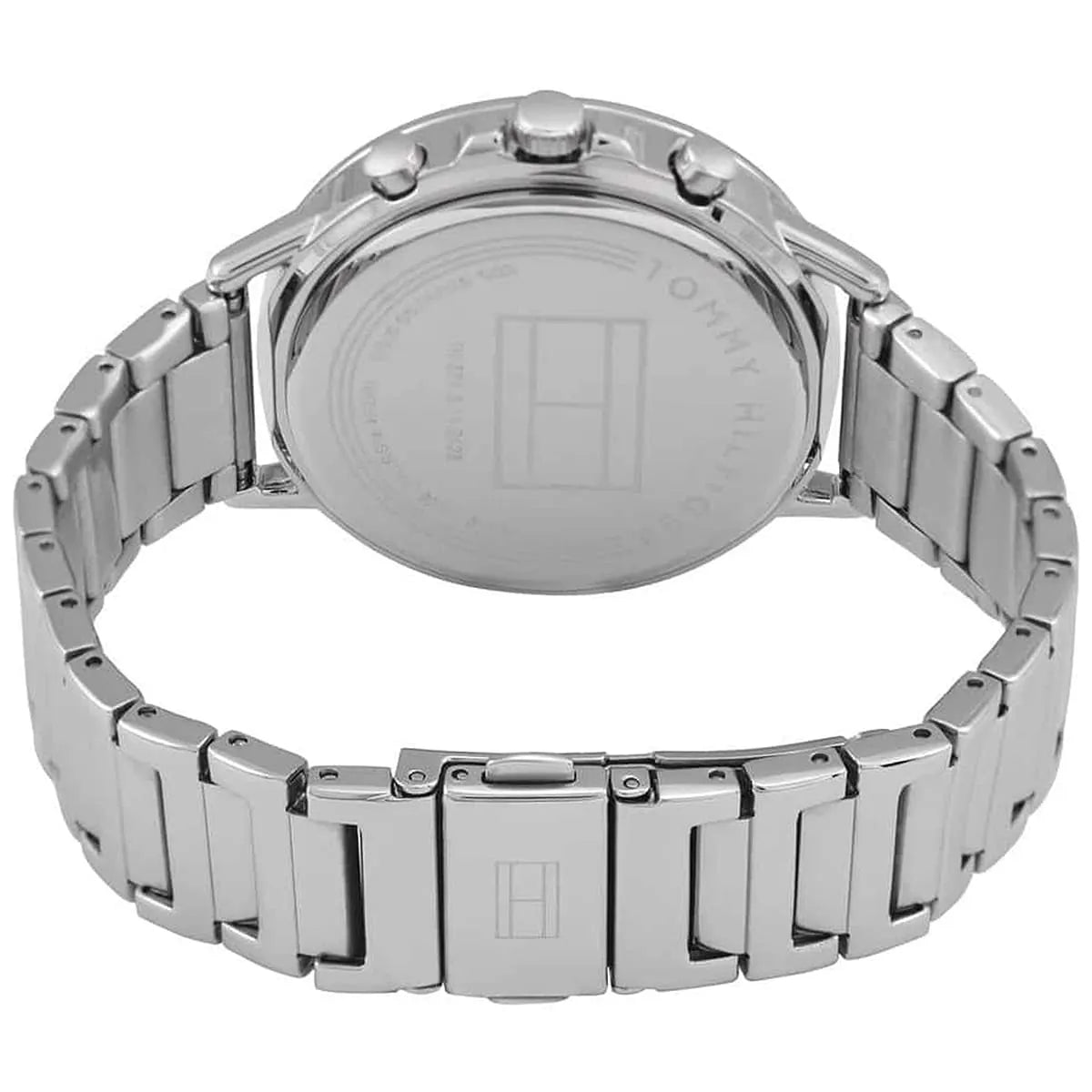 Stainless steel caseback of Tommy Hilfiger Carly women's watch