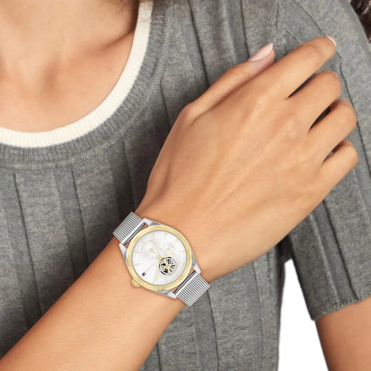 Tommy Hilfiger Monica ladies watch on wrist lifestyle styling
