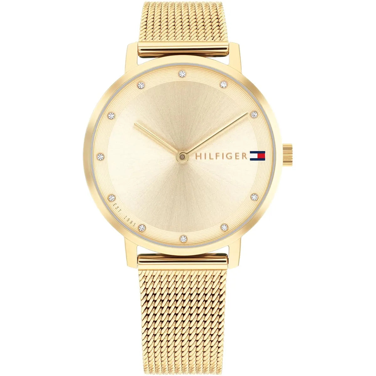 Tommy Hilfiger Pippa gold women's watch with gold dial and golden mesh strap