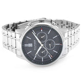 Tommy Hilfiger Silver and Grey Stainless Steel Men's Watch 1791632 - The Watches Men & CO #4
