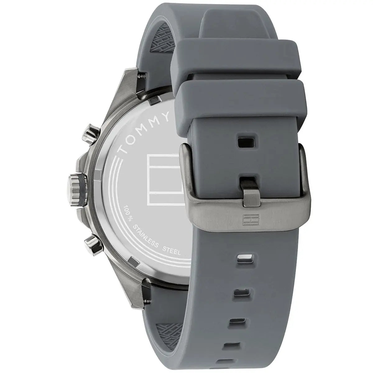 Tommy Hilfiger Max rubber strap with metal buckle fastening