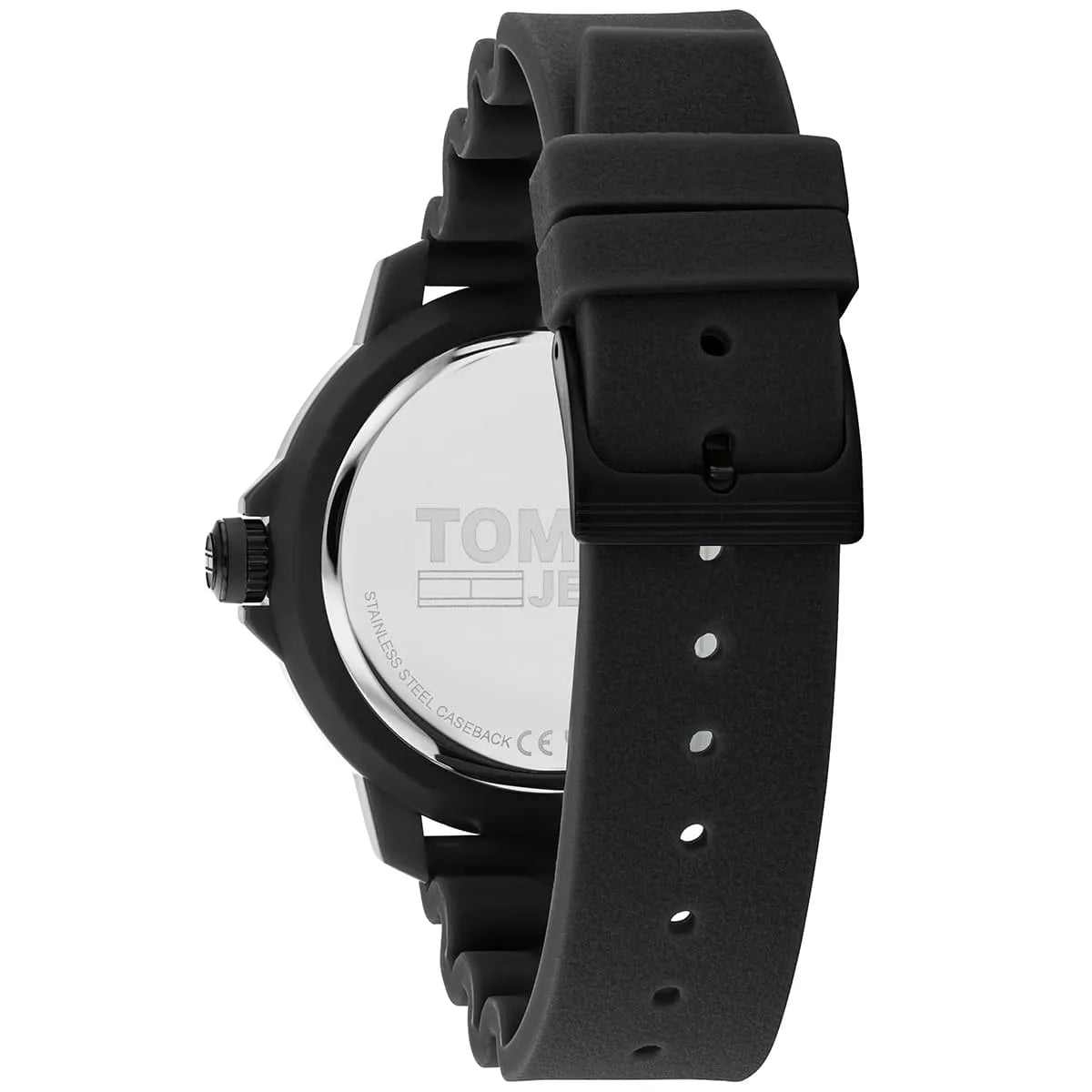 Tommy Hilfiger Tokyo watch caseback with engraved TOMMY JEANS branding