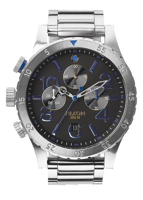 Nixon 48-20 Chrono Midnight GT Black Dial Men's Watch A4861529