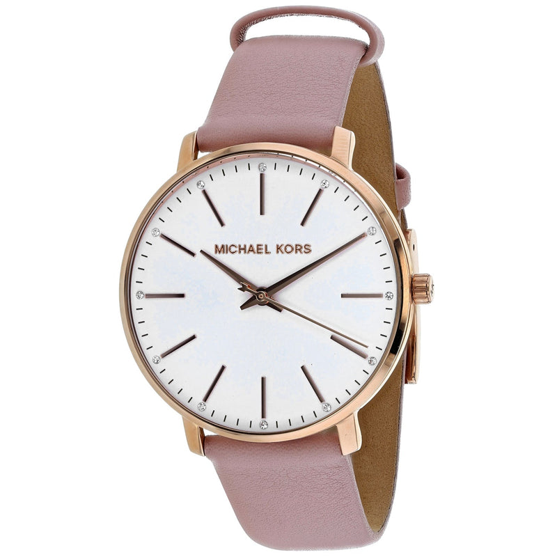 Michael Kors Pyper Rose Gold White Dial Ladies Watch MK2741