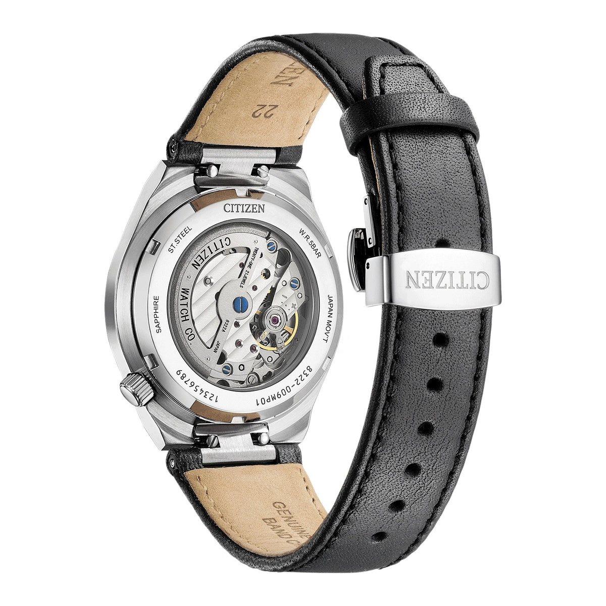 Citizen Automatic 40mm Black Dial Stainless Steel Watch – NK5010-01H