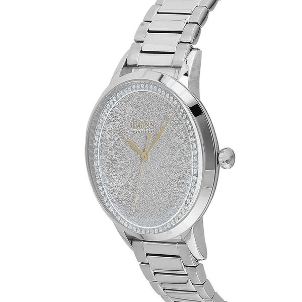 Hugo Boss Twilight Crystal Paved Silver Ladies Watch 1502462
