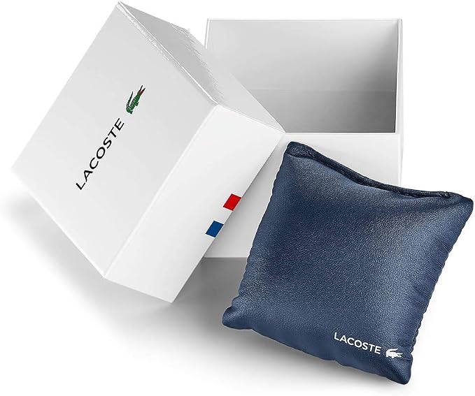 Lacoste Vienna Silver Stainless Steel Quartz Grey Dial Silver Stainless Steel Bracelet Mens Watch - 2011073