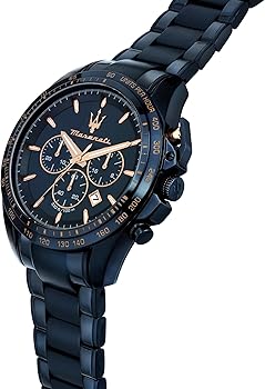 Maserati Traguardo Navy Blue Men's Watch R8873612054