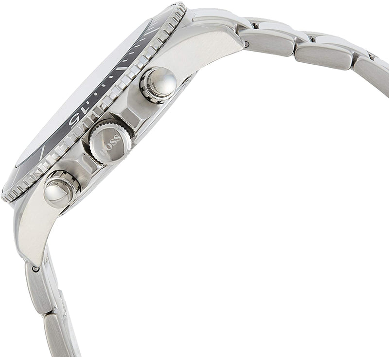 Hugo Boss Mens Chronograph Quartz Watch with Stainless Steel Strap HB1513704 - The Watches Men & CO #3