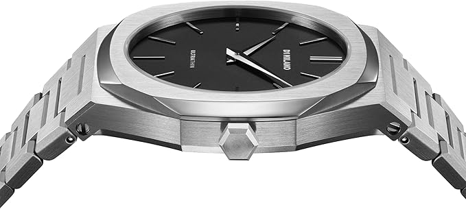 D1 MILANO Ultra Thin Stainless-Steel Quartz Black Men's Watch - D1-UTBJ40
