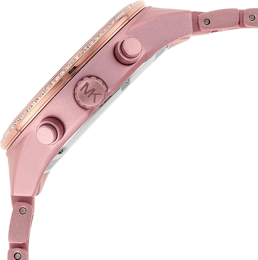 Michael Kors Ritz Chronograph Pink Aluminum Women's Watch - MK6753