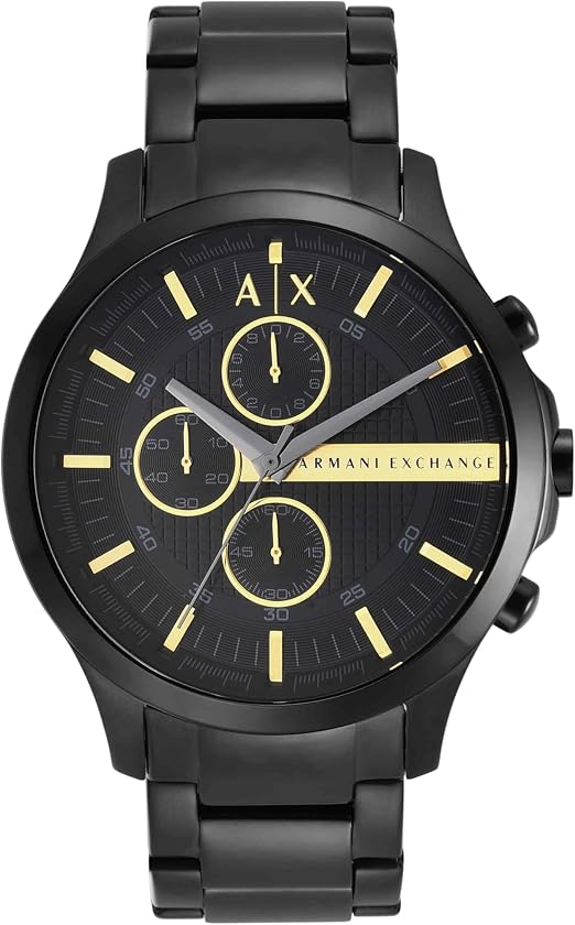 Armani Exchange Hampton Chrono All Black Multifunction Watch - AX2164