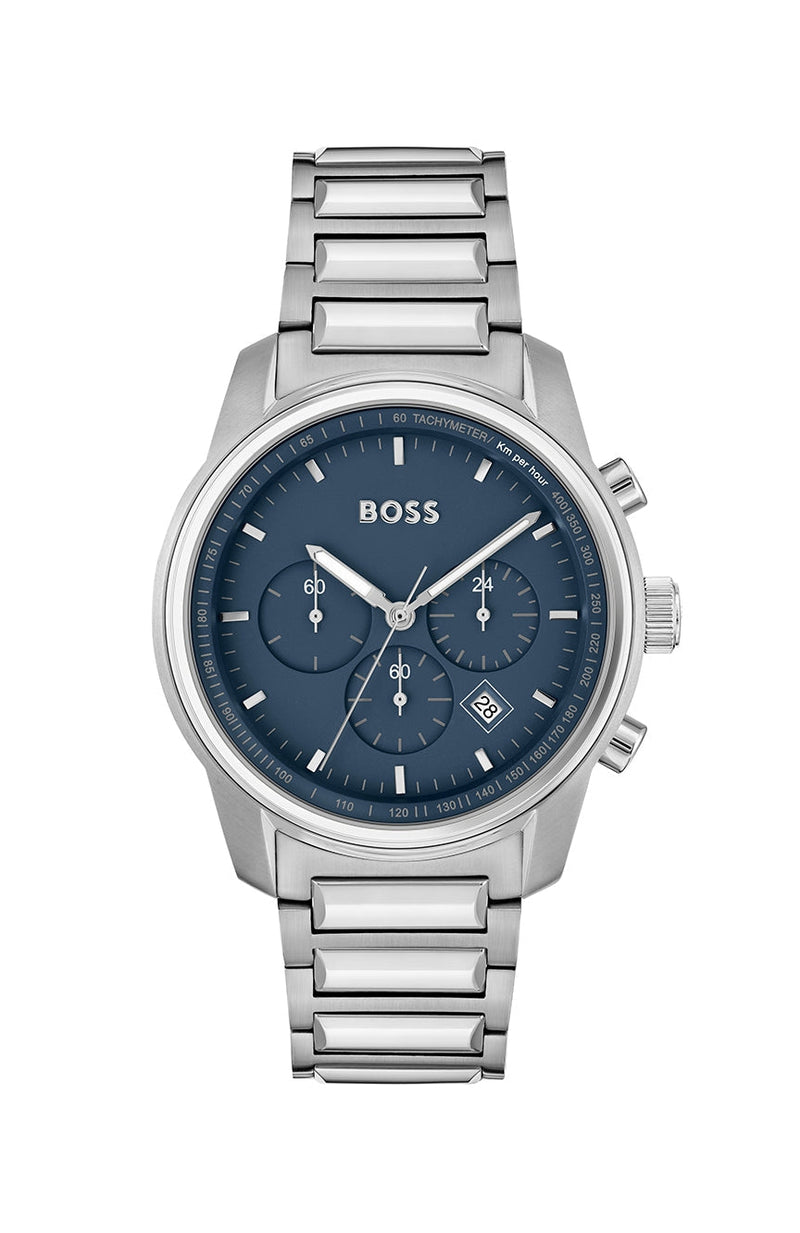 Hugo Boss Trace Blue Dial Men's Watch  1514007 - The Watches Men & CO