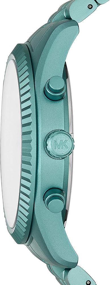 Michael Kors Lexington Chronograph Turquoise Aluminum Men's Watch - MK8793