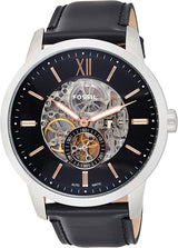 Fossil Townsman Skeleton Dial Automatic Men's Leather Watch ME3153 (DEFECT))