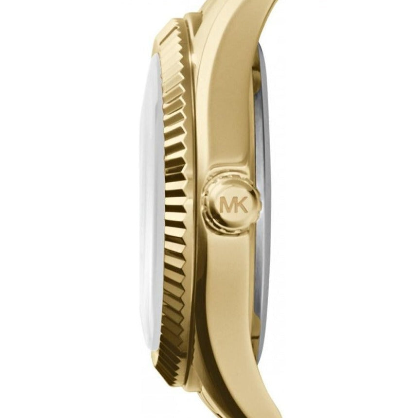 Michael Kors Mini Lexington Pink Dial Gold-Tone Women's Watch - MK3270