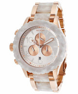 Nixon 42-20 Chronograph Rose Gold & White Watch A037-1046