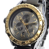 Nixon 42-20 Chronograph Gunmetal and Gold-tone Men's Watch A037-1228