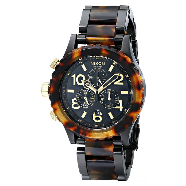 Nixon 42-20 Chronograph Tortoise Shell Acrylic Men's Watch A037-679