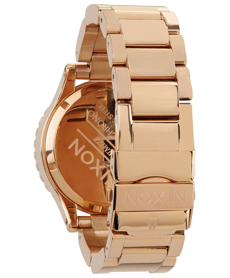 Nixon 42-20 Chronograph Rose Dial Rose Gold-tone Men's Watch A037-897