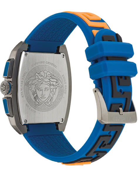 Versace Dominus Chronograph Quartz Blue Dial Men's Watch VE6H00323