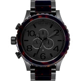 Nixon 51-30 Chrono Solid Stainless Steel Matte Black Men's Watch A083-1061