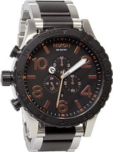 Nixon 51-30 Chrono Black Rose Gold Men's Watch A083-2051