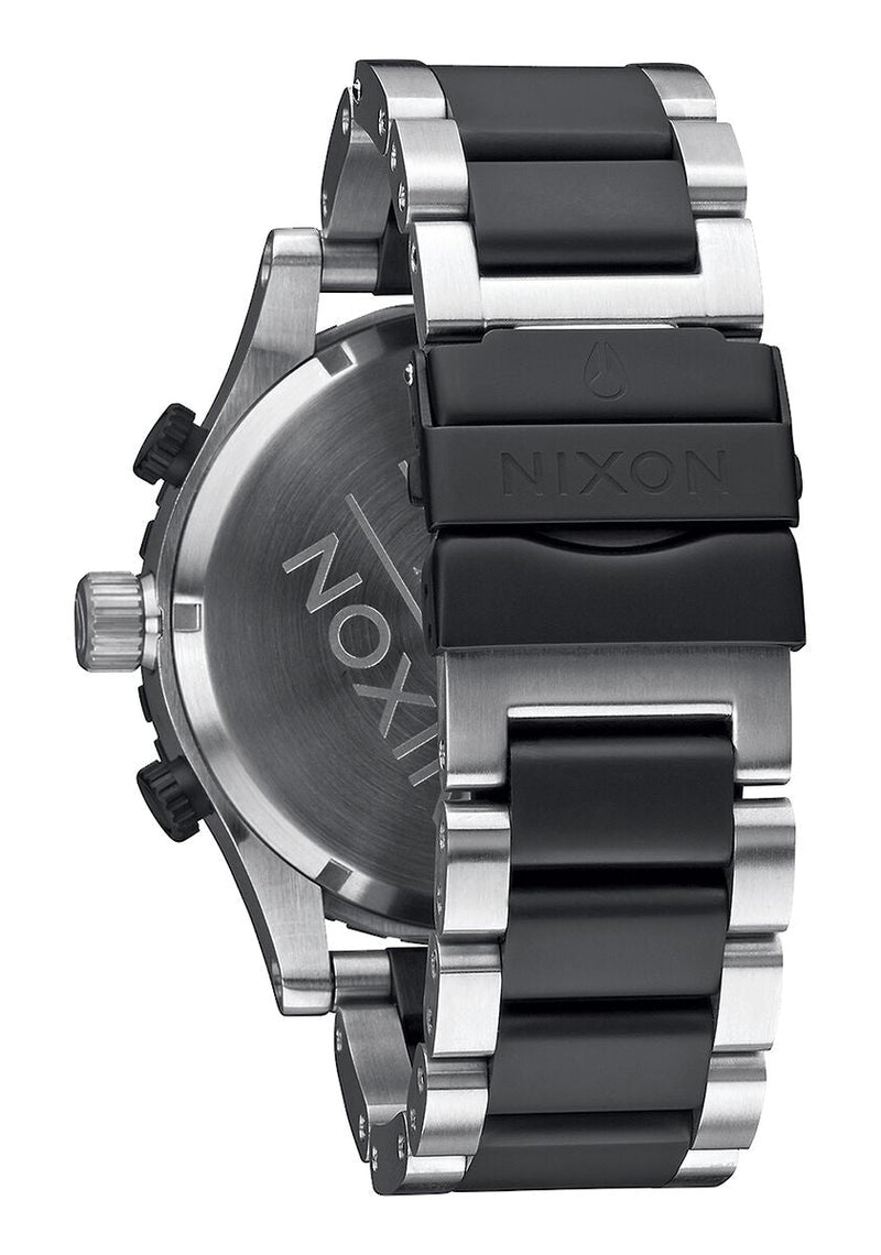 Nixon 51-30 Chrono Silver & Black Men's Watch A083-2194