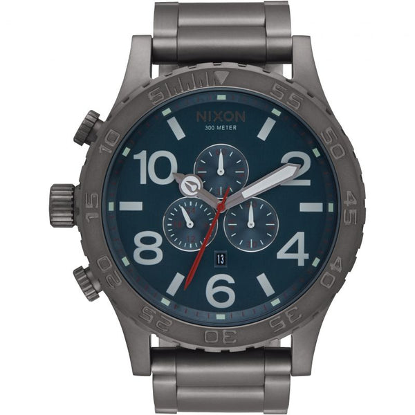 Nixon 51-30 Chrono Gunmetal Dark Blue Men's Watch A083-2340