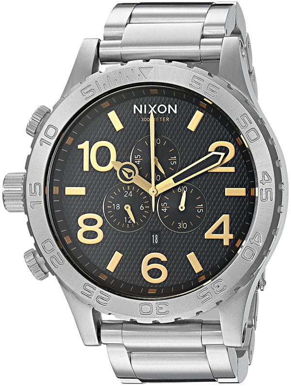 Nixon 51-30 Chronograph Silver Men's Watch A083-2730