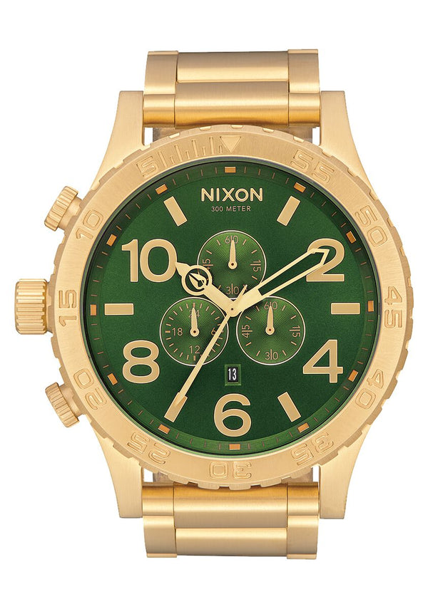 Nixon 51-30 Chrono Gold & Green Men's Watch A083-3416