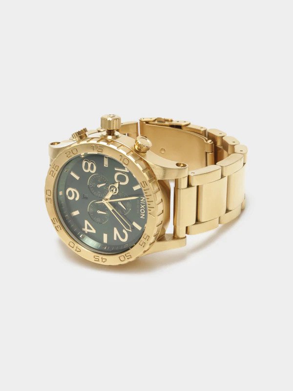 Nixon 51-30 Chrono Gold & Green Men's Watch A083-3416