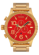 Nixon 51-30 Chrono Red Gold Men's Watch A083-514