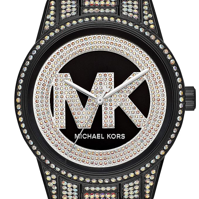 Michael Kors Ritz Black Pavé Dial Women's Watch - MK6733