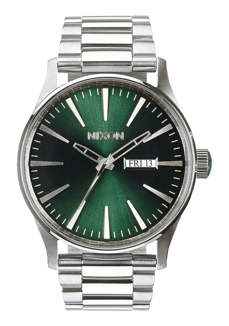 Nixon Sentry Stainless Steel Green Dial Men's Watch A356-1696