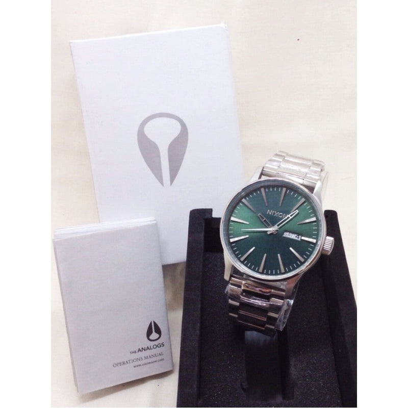 Nixon Sentry Stainless Steel Green Dial Men's Watch A356-1696