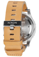 Nixon 48-20 Chronograph Black Dial Tan Leather Men's Watch A363-1602