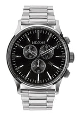 Nixon Sentry Chronograph Black Dial Men's Watch  A386-000