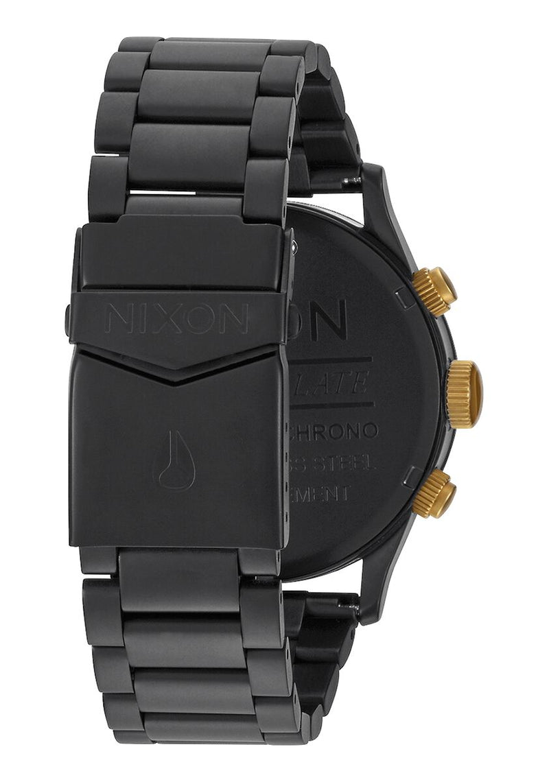 Nixon Sentry Chronograph Stainless Steel Black Dial  Men's Watch A386-1041